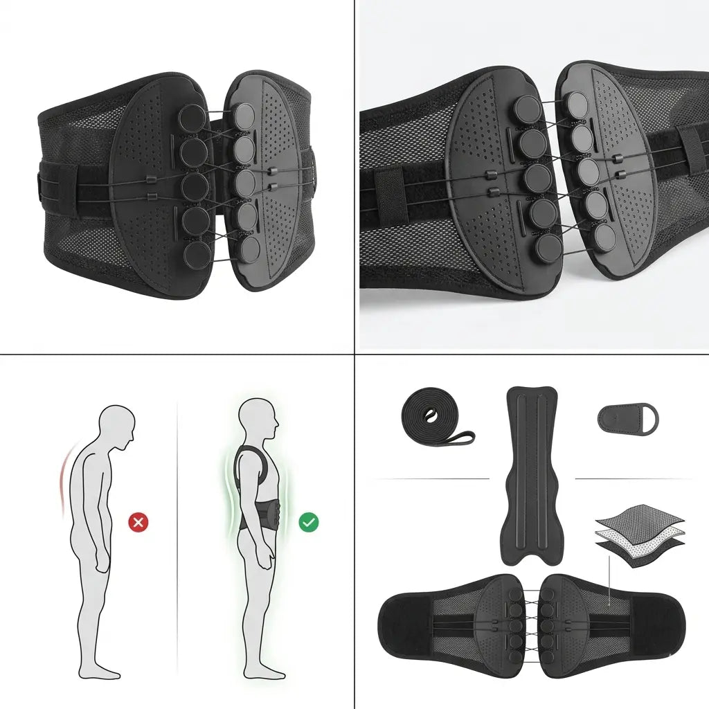 Mkanda wa Mgongo wa Bionic wa Ubunifu Hukupa Mkao Ulionyooka