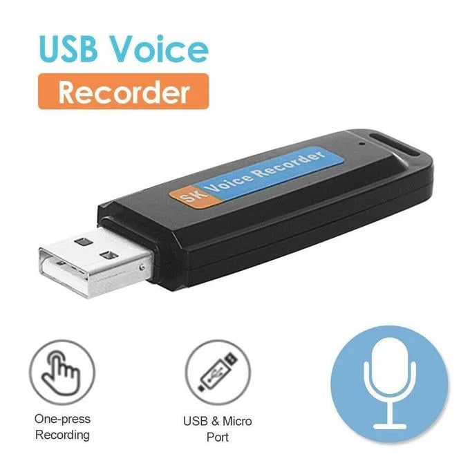 USB مسجل الاصوات على شكل مفتاح